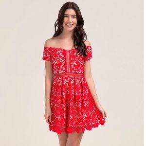Red Hot Francesca’s mini dress